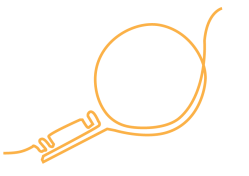 DJ_DJ Logo Magnifying Glass